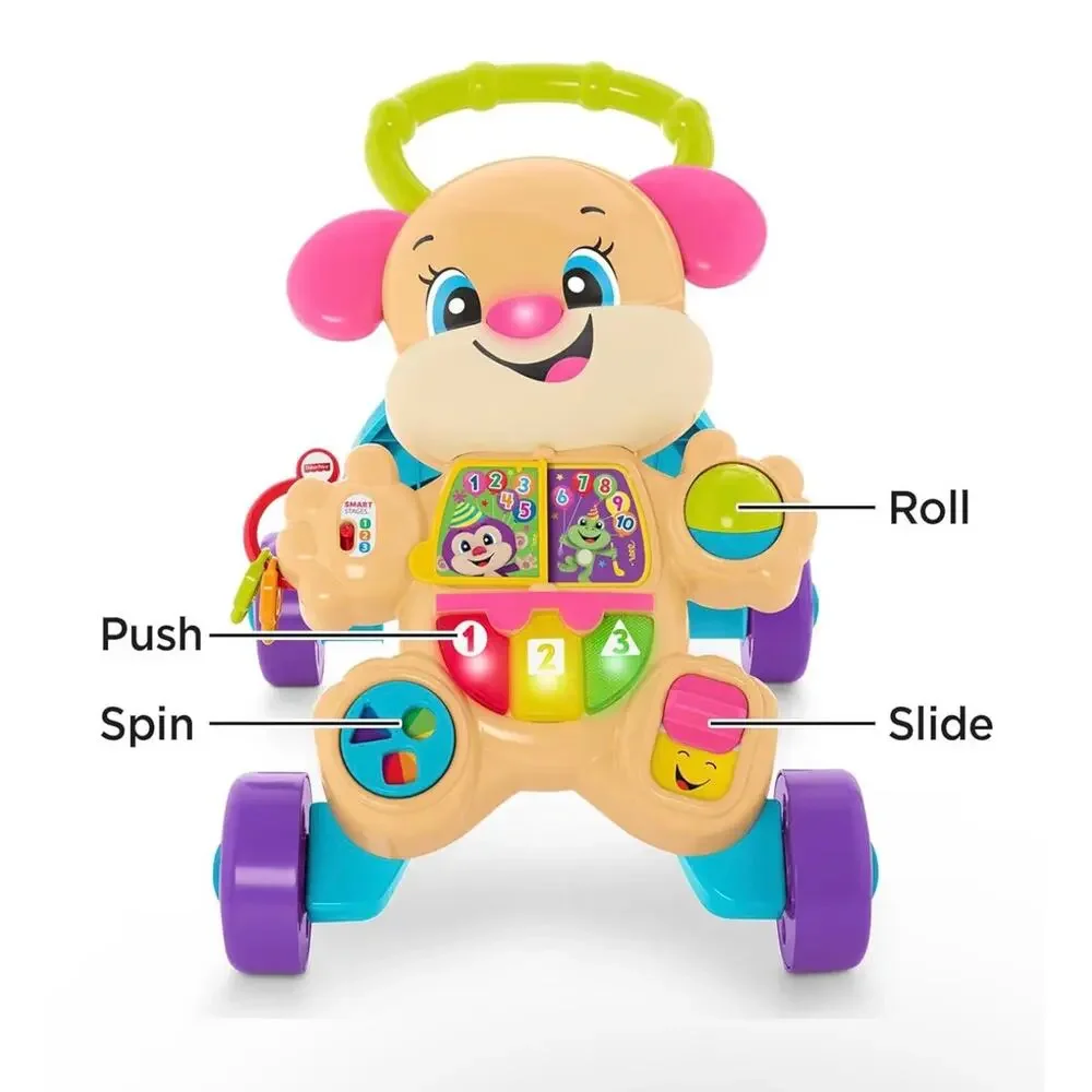 Fisher-Price Baby Toy Laugh & Learn Smart Stages Sis Walker w. Educational Music